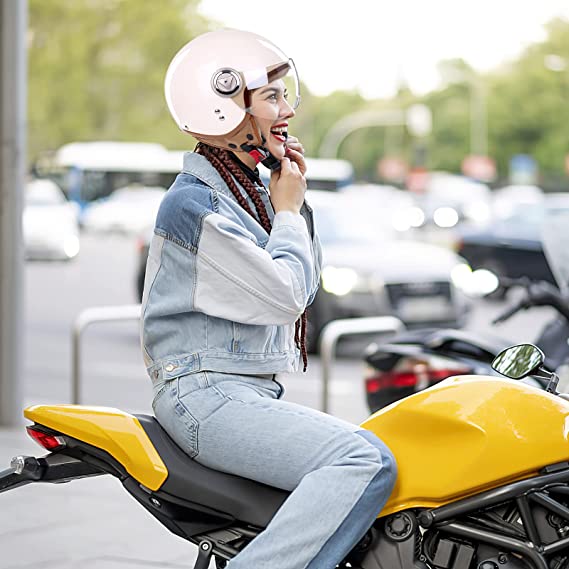 Casque De Pédale De Moto Visière Pare-soleil?pour Moto Et Scooter,  Protection En Cas De Chute Protég