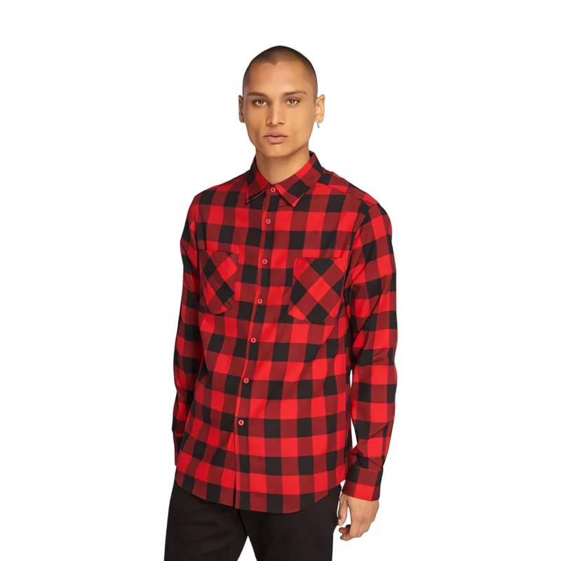 Checked Flanell Shirt Chemise Homme