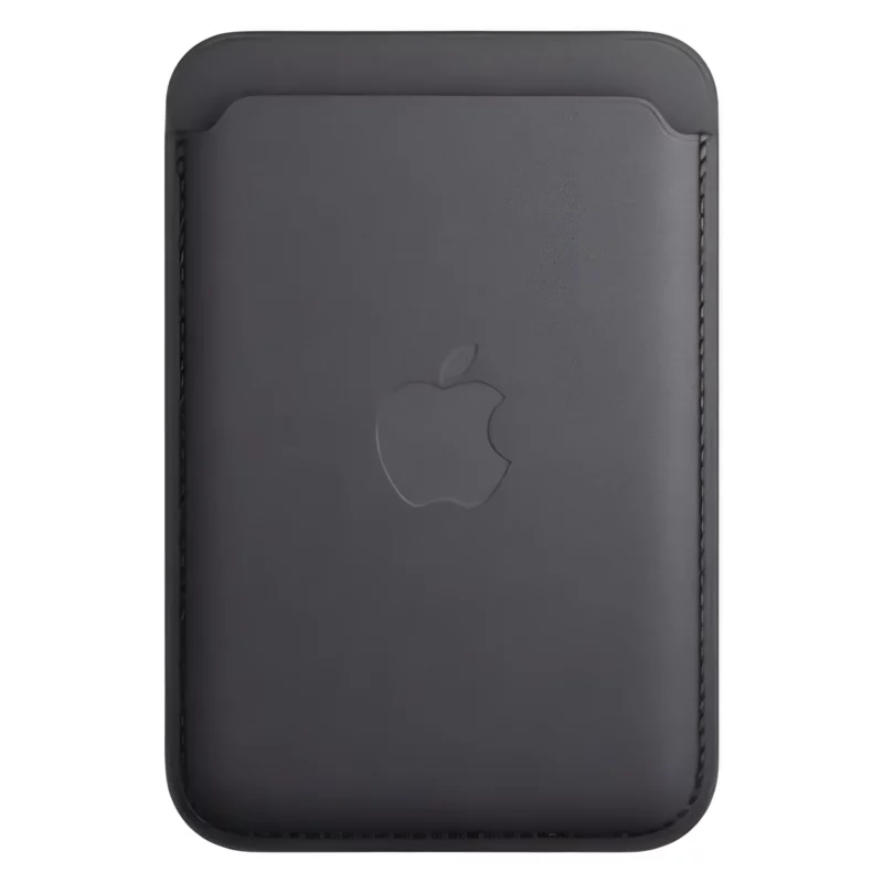 Apple Porte Cartes en Tissage Fin pour iPhone avec MagSafe – Noir
