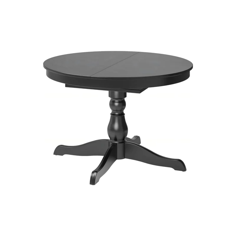 Ikea Table extensible INGATORP 110/155 cm, noir