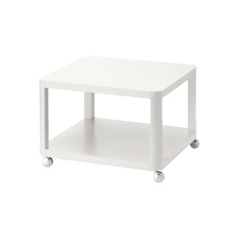 IKEA Tingby 202.959.25 Table d’appoint sur roulettes Blanc