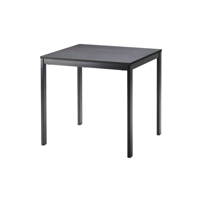 Ikea Table extensible Vangsta, 80/120 x 70 cm, noir/marron foncé