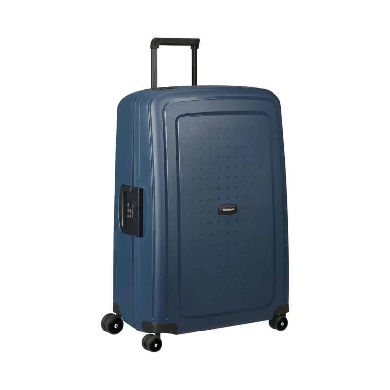 Samsonite S’Cure Eco – Spinner L valise, 75 cm, 102 L, Bleu (Navy Blue)